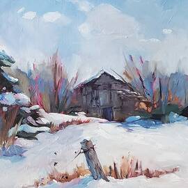 Old Barn - Wesley Corners by Sheila Romard