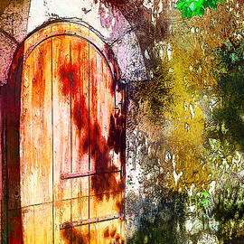 Old door in Eze, Provence by Tatiana Travelways