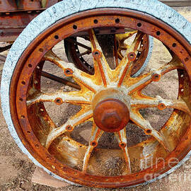 Old Rusty Tire by Dee Syfert