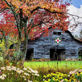 Old Smoky Mountain Barn by Debra and Dave Vanderlaan