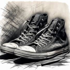 Old Sneakers by Cindy's Creative Corner