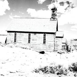 Old West Town Church by Cathy Anderson
