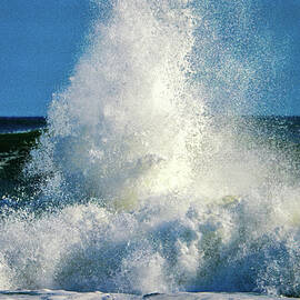 Ominous Splash - Nauset Light Beach by Dianne Cowen Cape Cod Photography