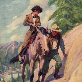 On Trail from Prescott of Saskatchewan 1913 by William Herbert Dunton