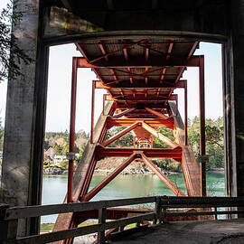 Orange Girders and Shadows under the Rainbow by Tom Cochran