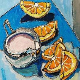 Orange Still Life by Franklin Duru