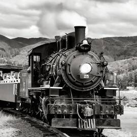 Oregon Coast Railway - Black And White by Beautiful Oregon