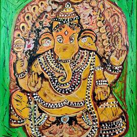 Ornamental Ganesha-2 by Anand Swaroop Manchiraju