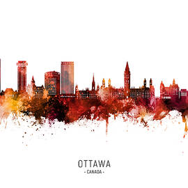 Ottawa Canada Skyline #59b by Michael Tompsett