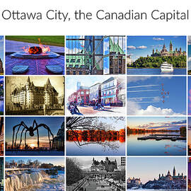 Ottawa City, Canada Collage by Tatiana Travelways