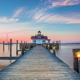Outer Banks Manteo Lighthouse OBX North Carolina by Jordan Hill