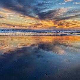 Pacific Sunset  by Jerry Abbott