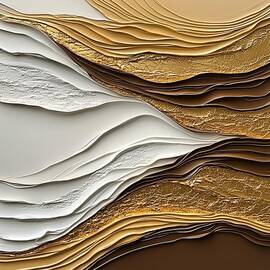 Padres in Gold by Max Freeman
