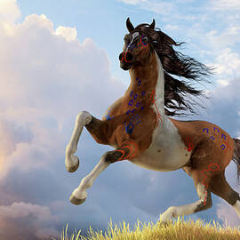 Painted War Horse by Daniel Eskridge