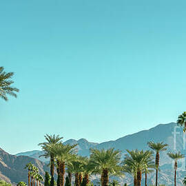 Palm Springs panorama, California