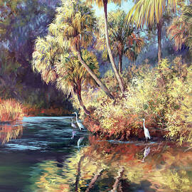 Palm Tree Cove by Laurie Snow Hein