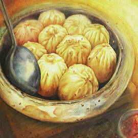 Pan Fried Buns by Hsiang-Yu Chen
