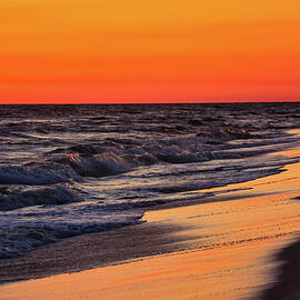 Panama City Beach Fire in the Sky by Cathy P Jones