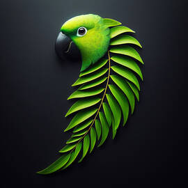 Parrot Leaf  by Ronald Mills