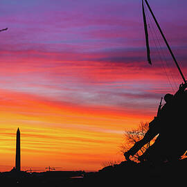 Pastel Skies Over Washington DC by Jonathan Copenhaver