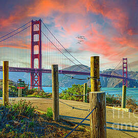 Path to the Golden Gate by David Zanzinger