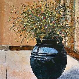 Patio Pot by Alan Lakin