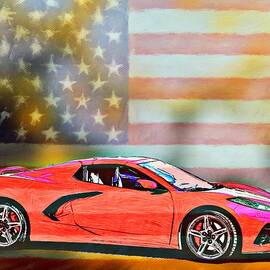 Patriotic Corvette