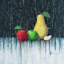 Pear and Apples II by Paul Henderson