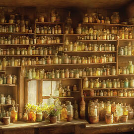 Pharmacy - In an old country pharmacy by Mike Savad