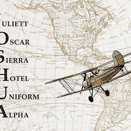 Phonetic alphabet custom name by Delphimages Photo Creations
