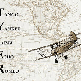 Aviation alphabet custom name - TYLER by Delphimages Photo Creations