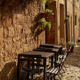 Pienza Charming Hilltop Town of Tuscany 15 by Jenny Rainbow