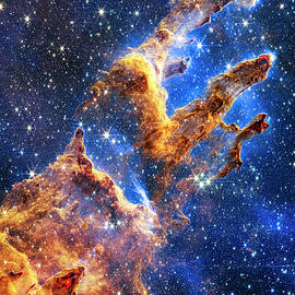 Pillars of Creation NIR Cam Image From NASA James Webb Space Telescope by Carol Japp