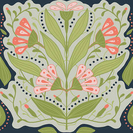 Pink Nouveau by Nancy Merkle