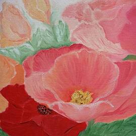 Pink Poppies by Lydia Dorfman