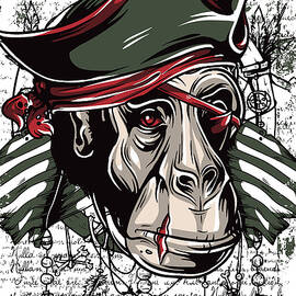 Pirate Monkey by Jacob Zelazny
