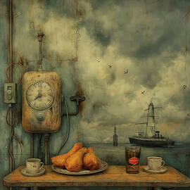 Plate of Fried Chicken Lunch DAY 697 by Yo Pedro
