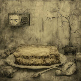 Plate of Lasagna Death DAY 285 by Yo Pedro