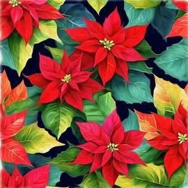 Poinsettia - 1 by Anas Afash