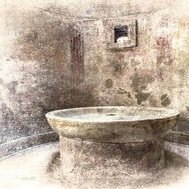 Pompeii-Inside the Bath House by Judy Wolinsky