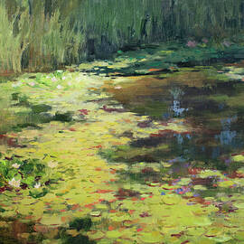 Pond in the Botanical Garden by Vera Bondare