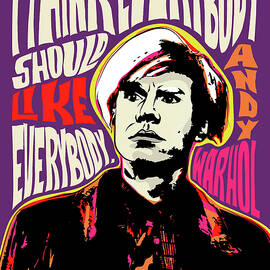 Pop Art Style Portrait of Andy Warhol ISO by BONB Creative