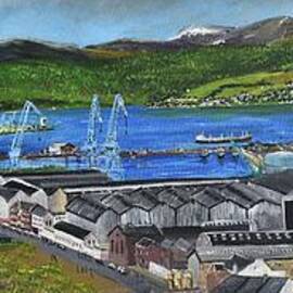Port Glasgow Goliath and Clyde by Neal Crossan