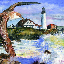 Portland Lighthouse by John D Benson