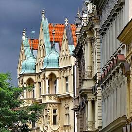 Prague, Fragment of Architecture  by Lyuba Filatova