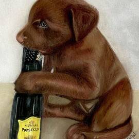 Prosecco pup, Bonny 2 by Pam Thompson
