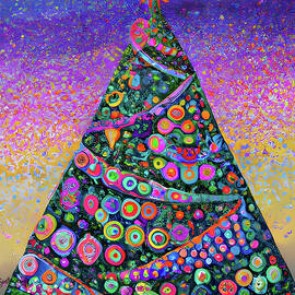 Psychedelic Christmas Tree by Cindy's Creative Corner
