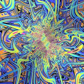 Psychedelic Energy Fractal Art by Patrick Zion