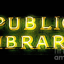 Public Library Neon by Tru Waters