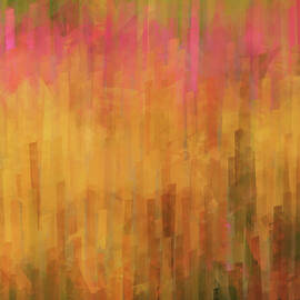 Purple Loosestrife Meadow in Evening Light Abstract by Western Exposure